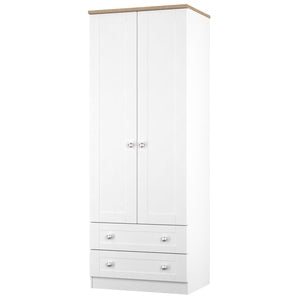 SUS081 2 Drawer Double Wardrobe