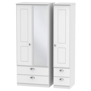 VIC157 Triple Mirror + Drawer Robe