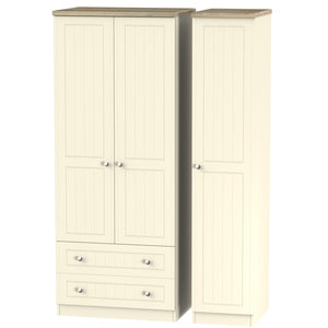 VIE131 Triple 2 Drawer Robe