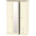 VIE167 Triple Mirror + Drawer Robe