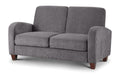 2 Seater Sofa In Dusk Grey Chenille