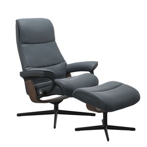 1307317 Chair W/ Footstool - Cross