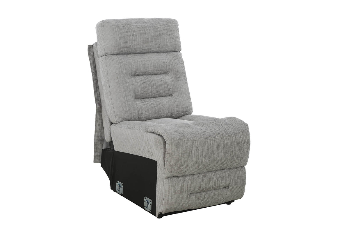 Wbr-509-GY Armless Sectional - Grey