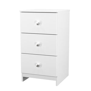 YAR001 3 Drawer Bedside