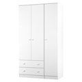 YAR141 Tall 2 Drawer Tiple Wardrobe