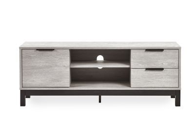 BAL110 Tv Unit In Click Clack System - Grey Oak