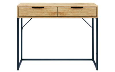 BAL205 2 Drawer Dressing Table/Desk - Light Oak
