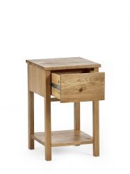 COX301 1 Drawer Bedside - Oak