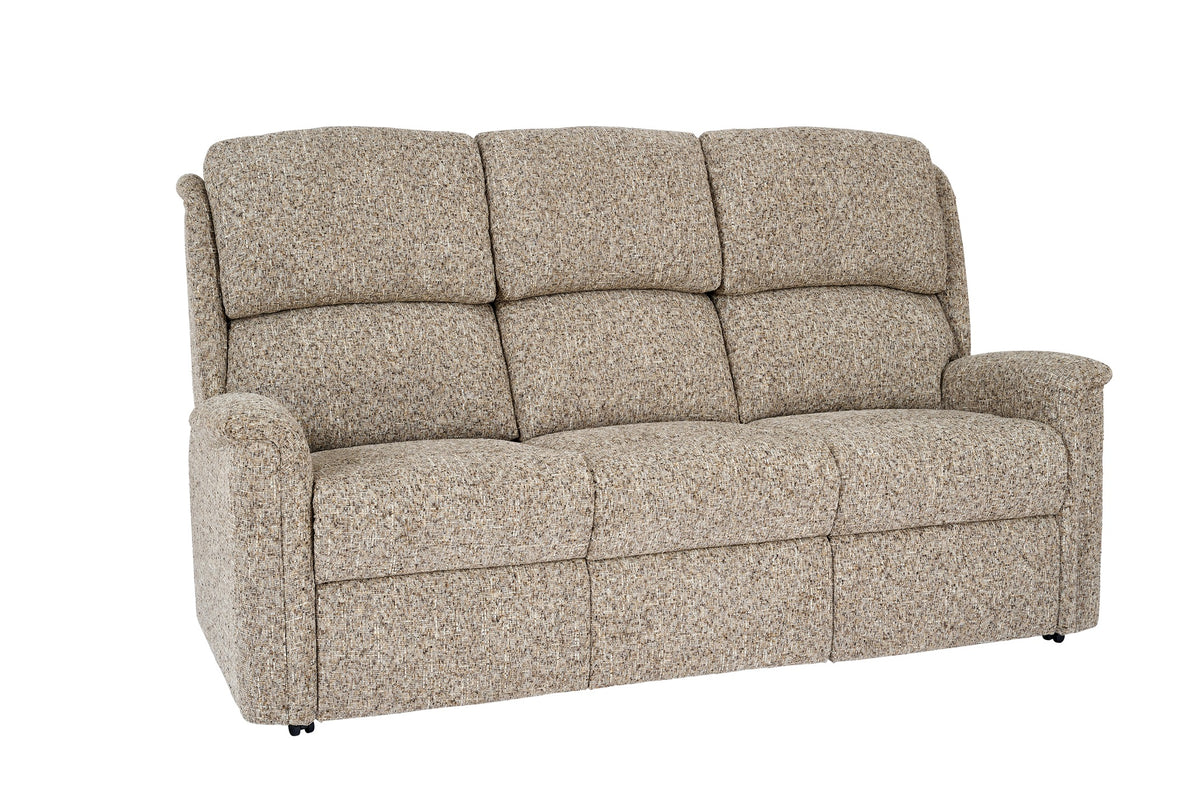 3 Seater Single Motor Recliner With Lumbar And Headrest