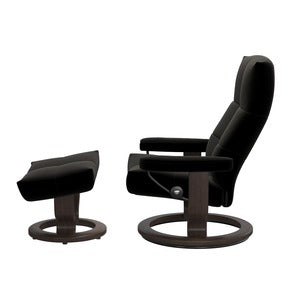 Chair W/ Footstool - Classic