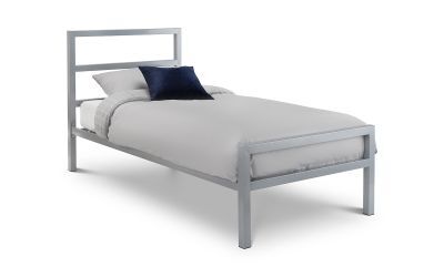 SOT001 Metal Bed 90Cm - Silver